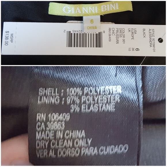 Gianni Bini Print Long Sleeve Surplice Wrap Dress - Picture 6 of 6